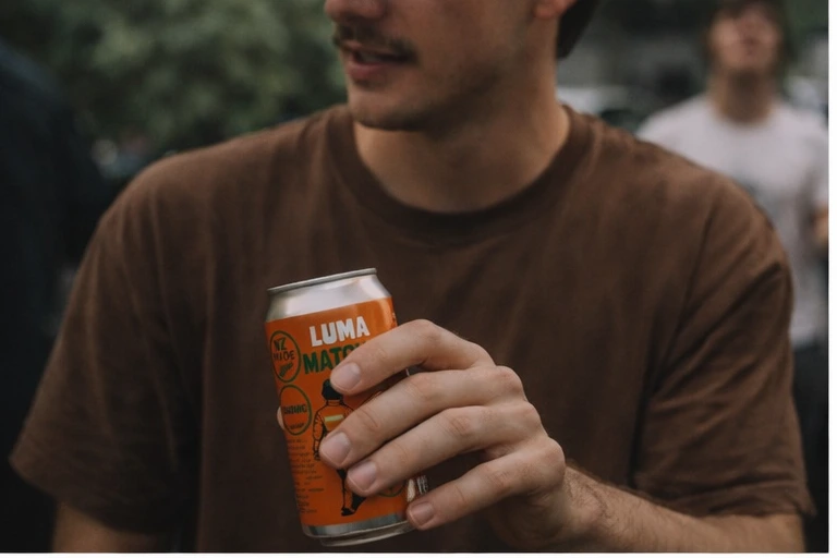 Luma matcha soda — multiple cans