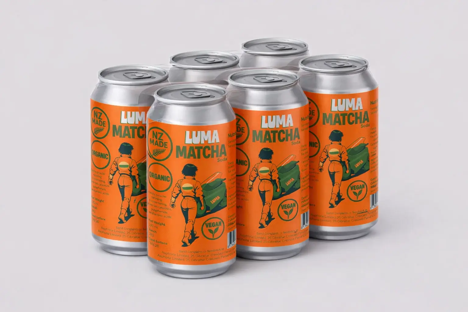 Luma Matcha Soda – organic matcha drink NZ